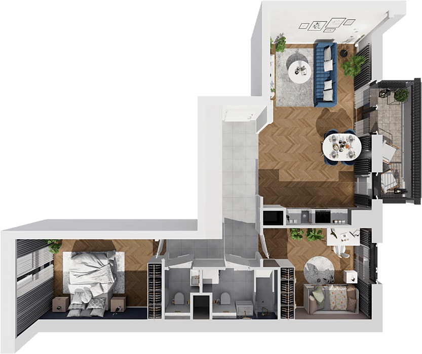 Osiedle Idea Aquarius - lokal 6B/103, budynek 6B
