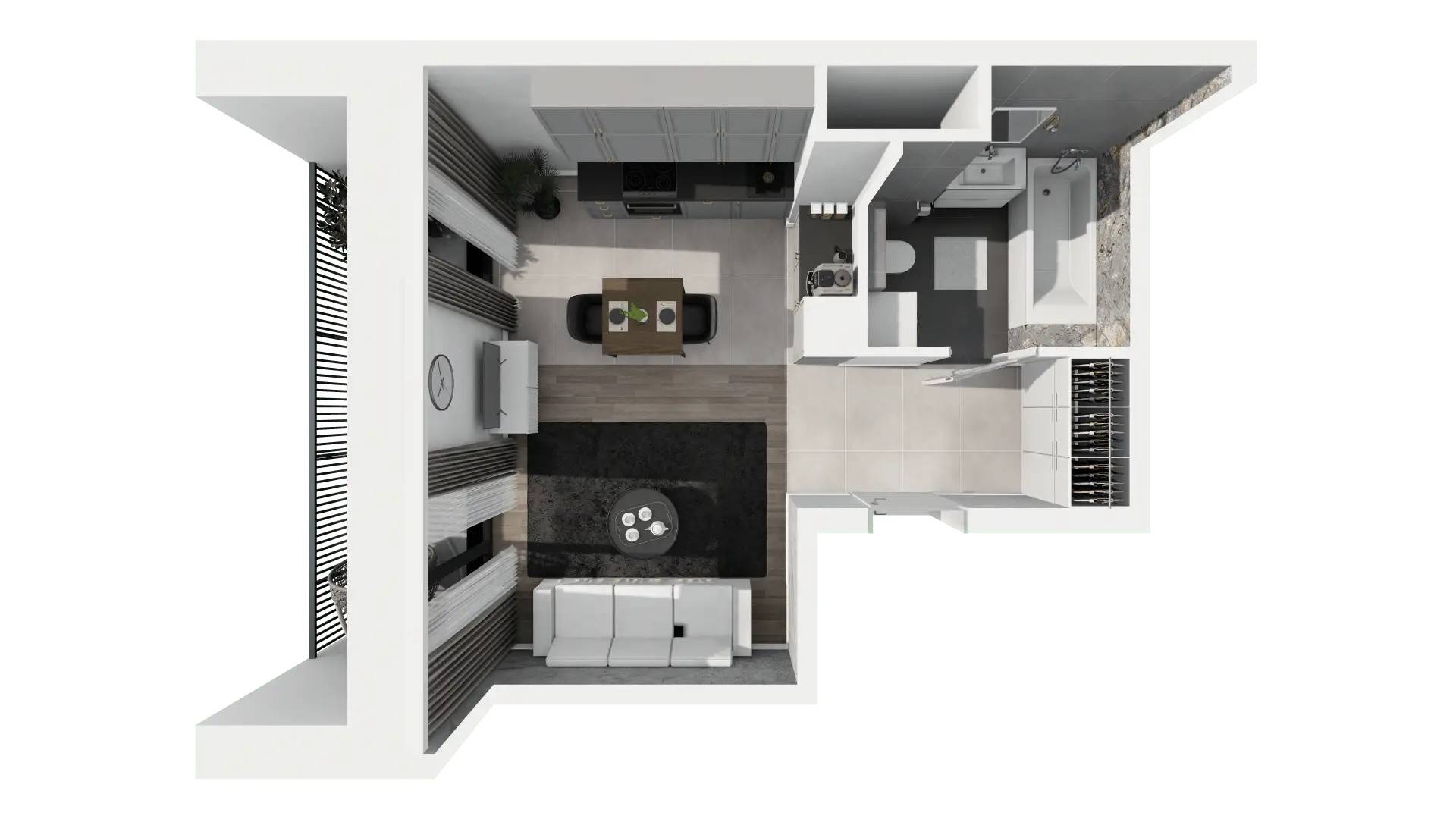 Ogrody Geyera Apartamenty - lokal 2D.5.164, budynek S2