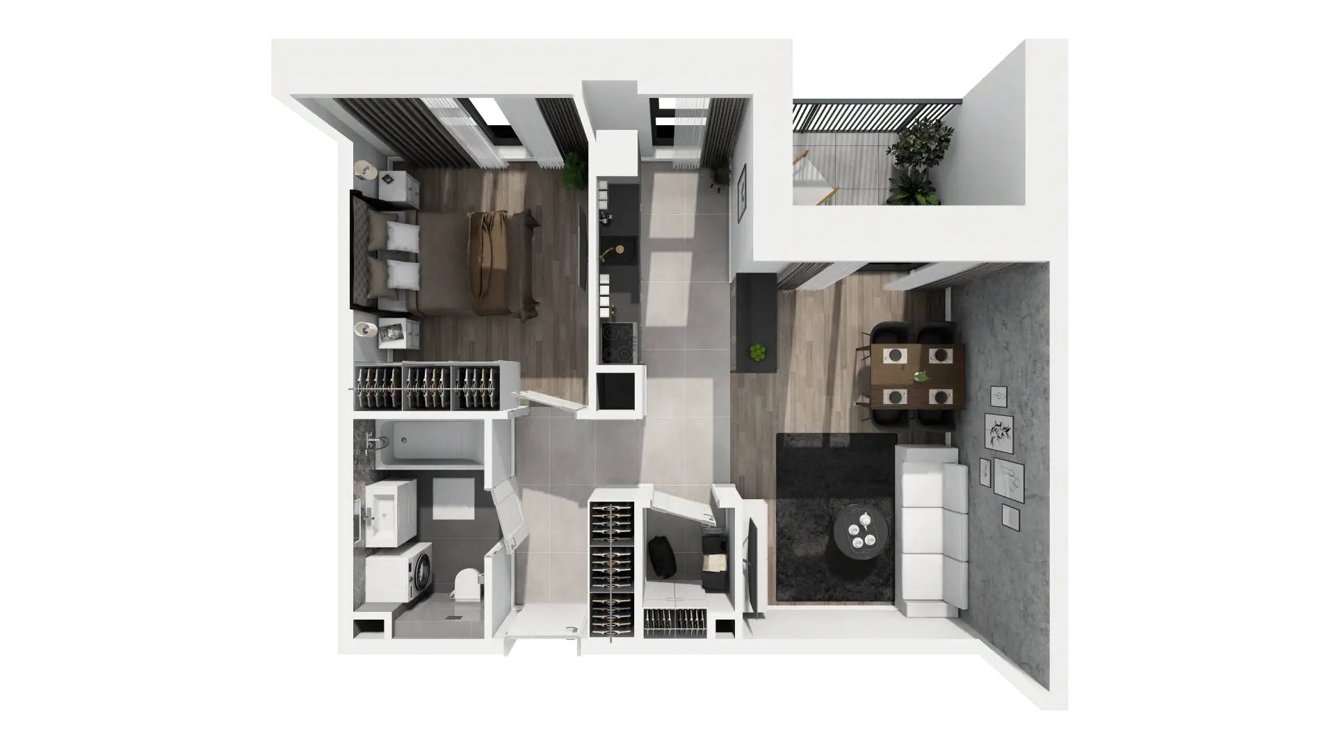 Ogrody Geyera Apartamenty - lokal 2H.5.323, budynek S2