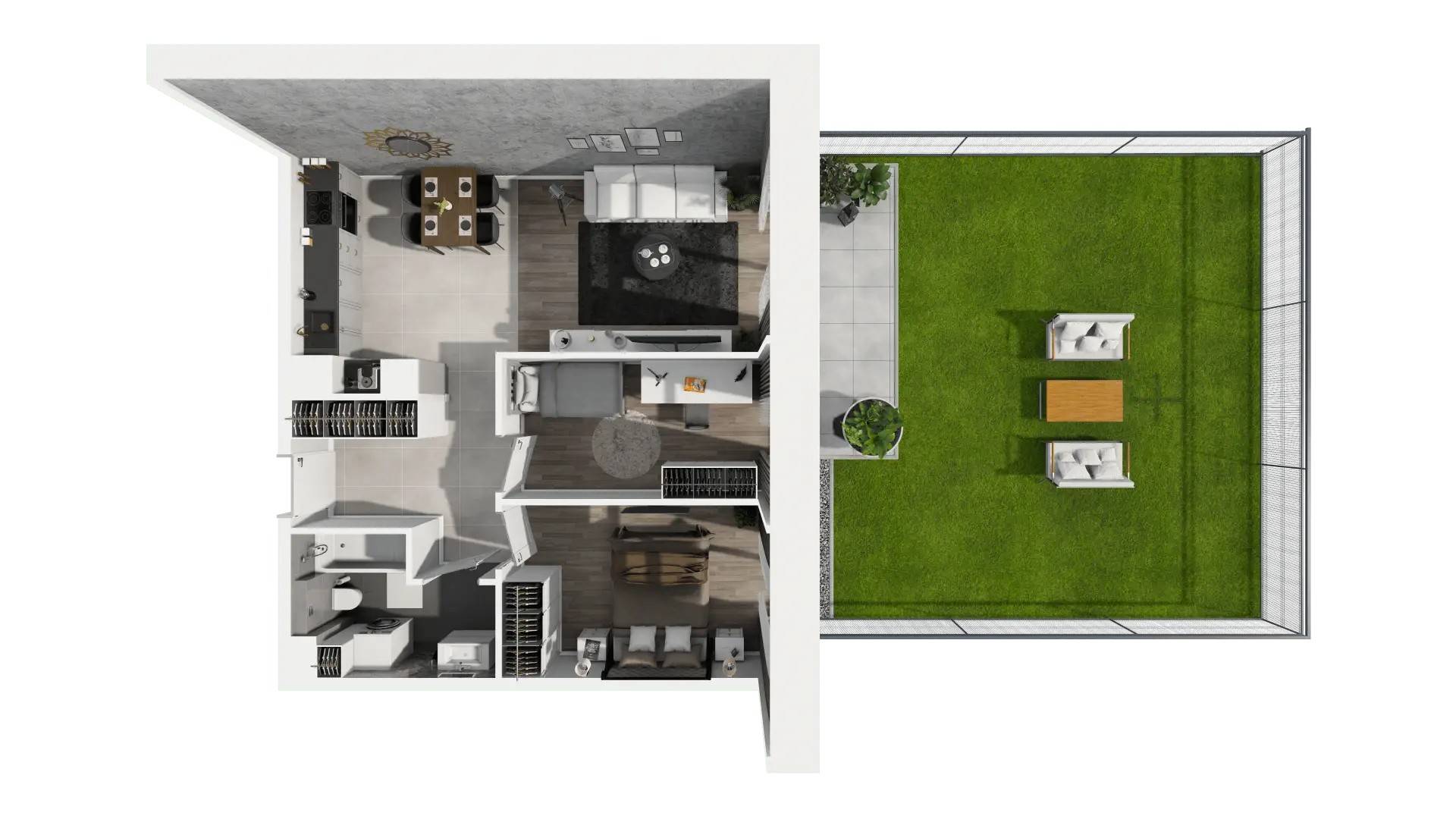 Ogrody Geyera Apartamenty - lokal 2H.0.270, budynek S2