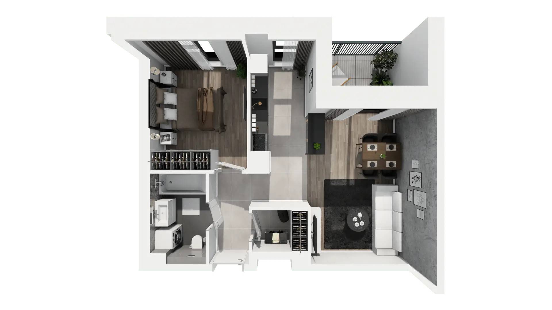 Ogrody Geyera Apartamenty - lokal 2H.1.275, budynek S2