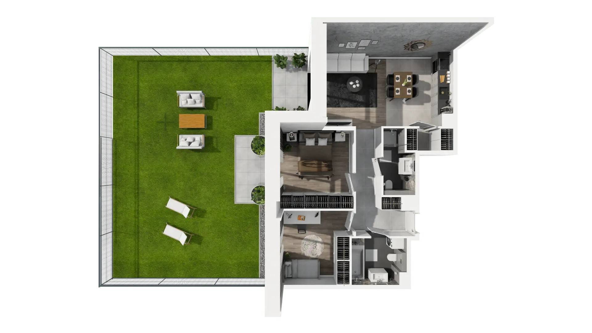 Ogrody Geyera Apartamenty - lokal 2E.0.172, budynek S2