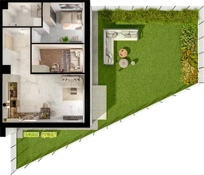 Osiedle Kociewskie Rokitki, k. Tczewa - lokal B3.1.04, budynek B3.1