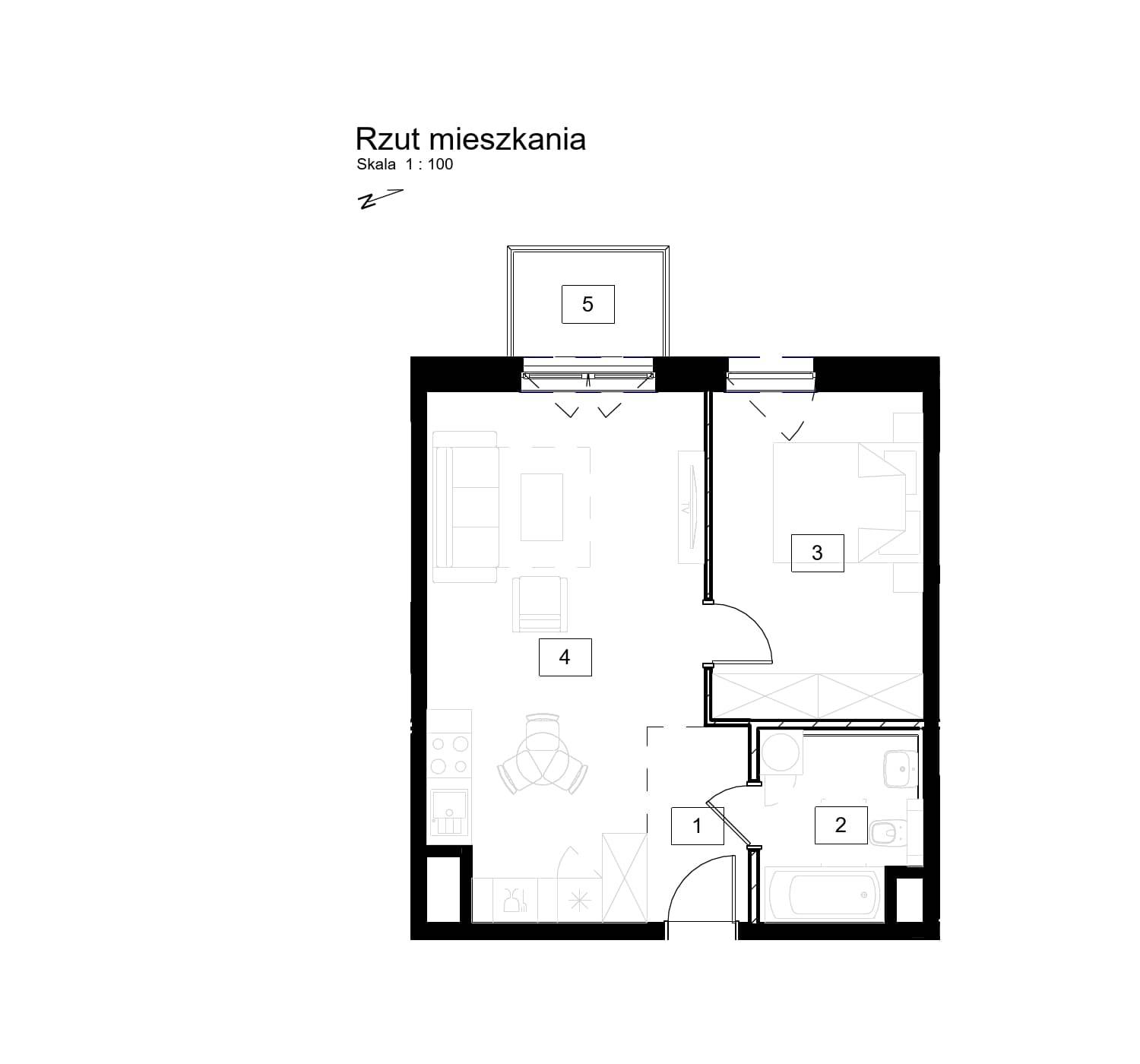 Kochanowskiego – inwestycja ICL Estate - lokal 104, budynek A