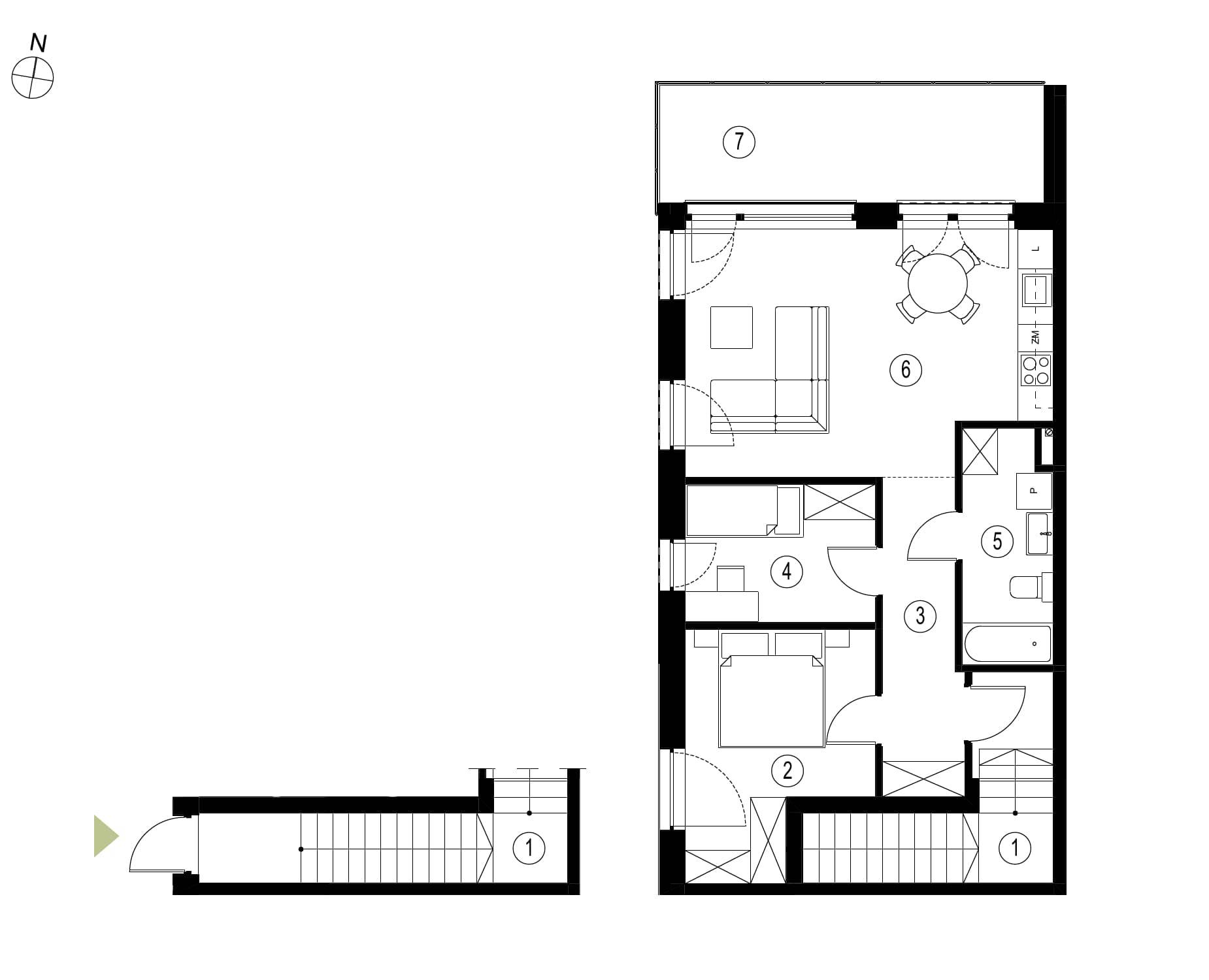 Apartamenty Sielanka - lokal 22.2, budynek 24_26