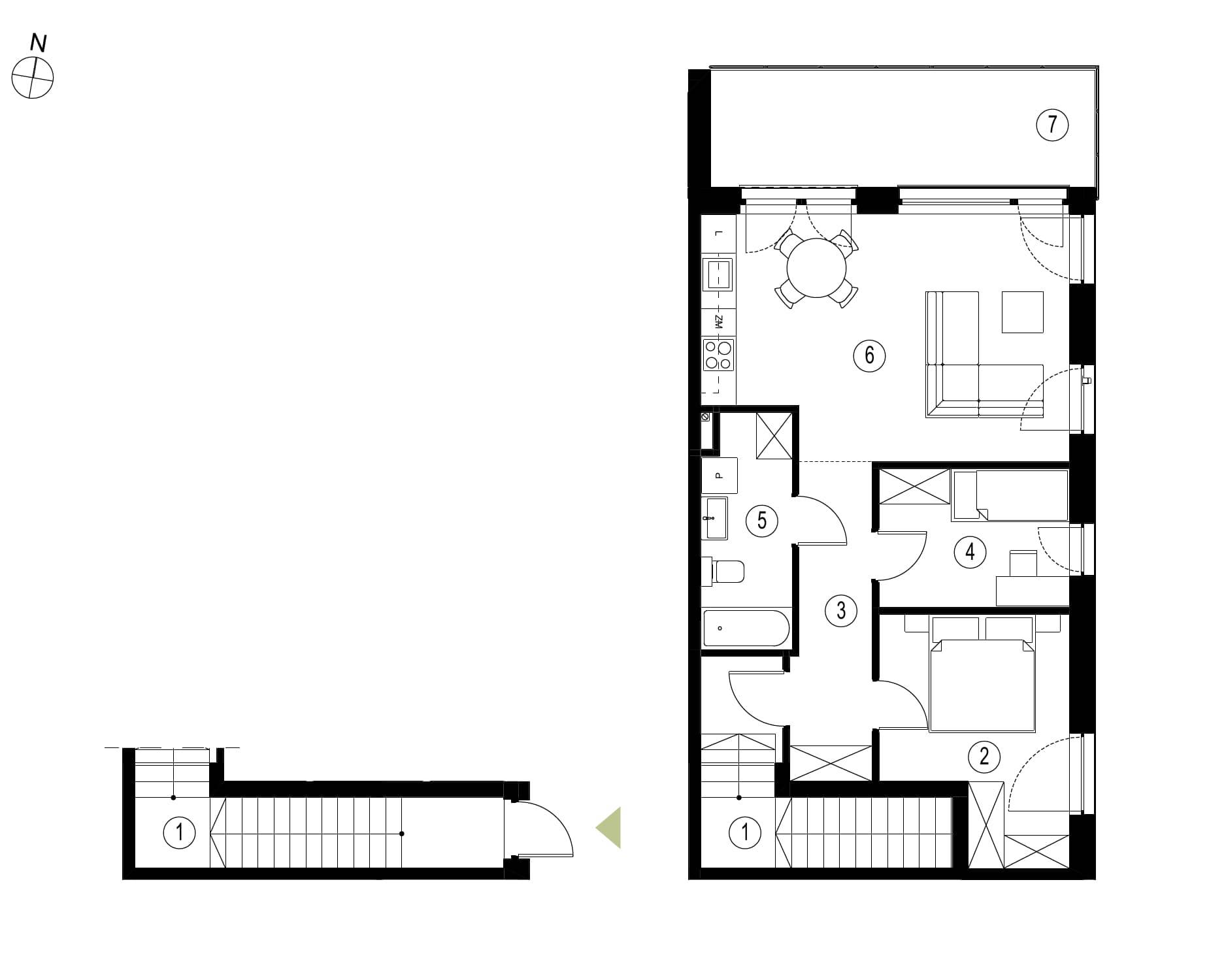 Apartamenty Sielanka - lokal 28.2, budynek 24_26