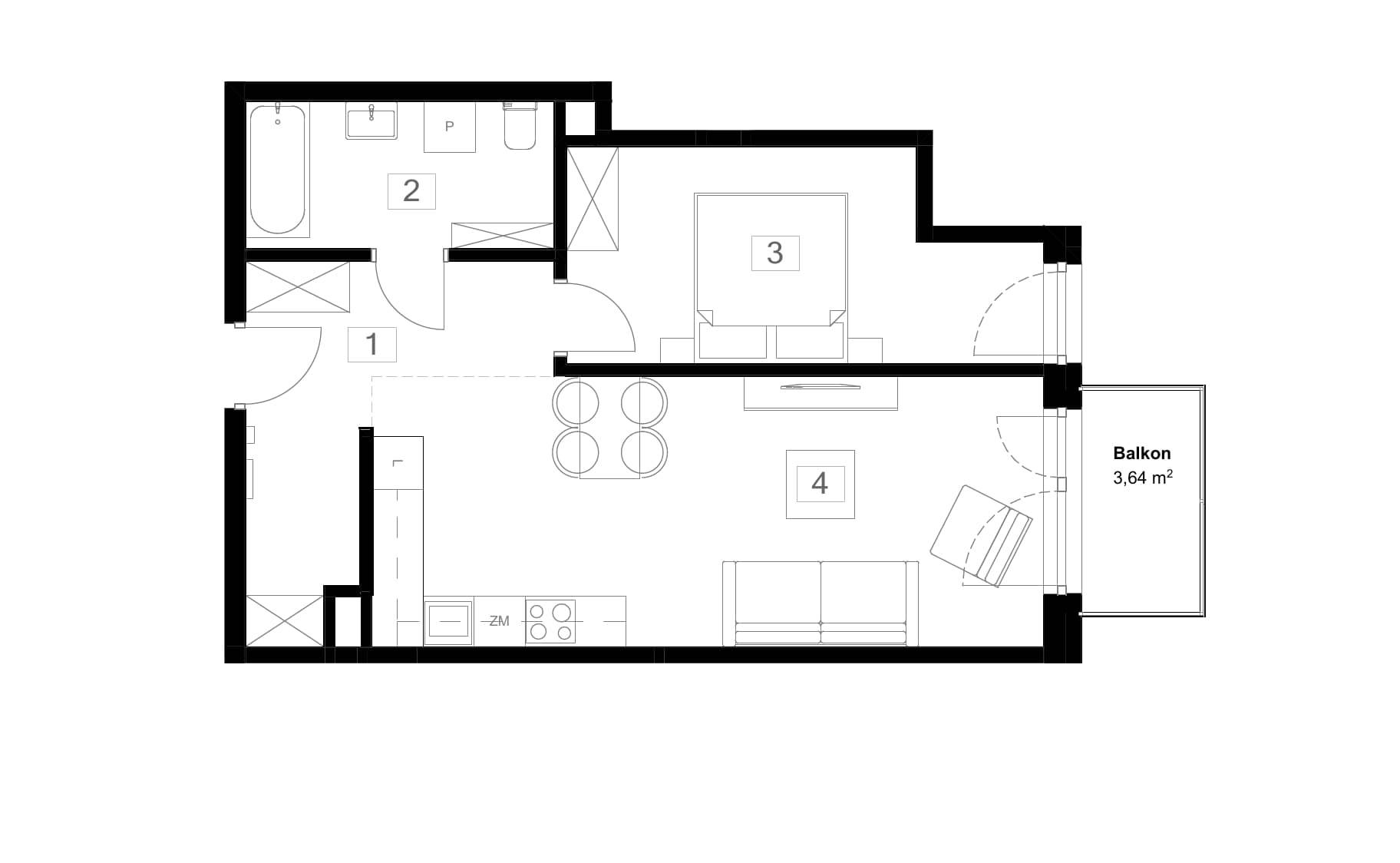 Poezji – inwestycja ICL Estate - lokal 46, budynek A