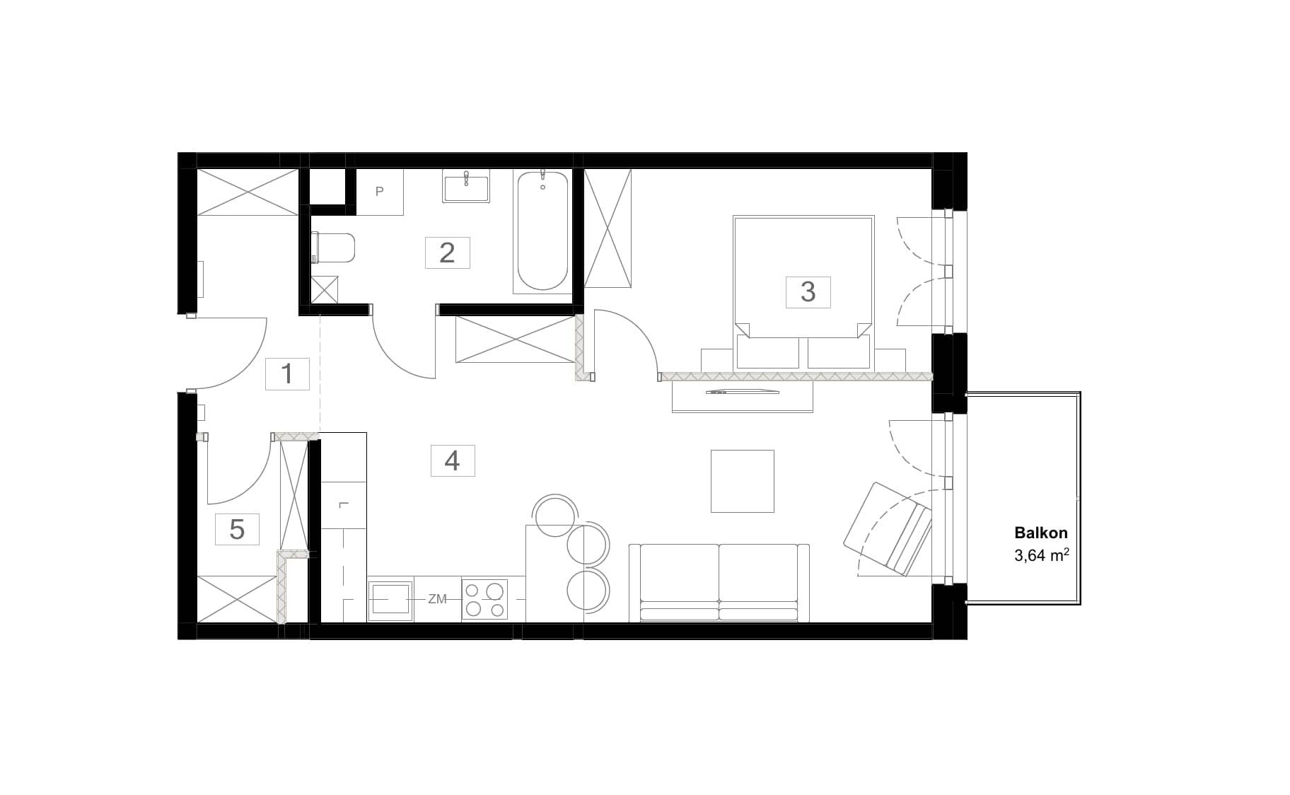 Poezji – inwestycja ICL Estate - lokal 71, budynek A
