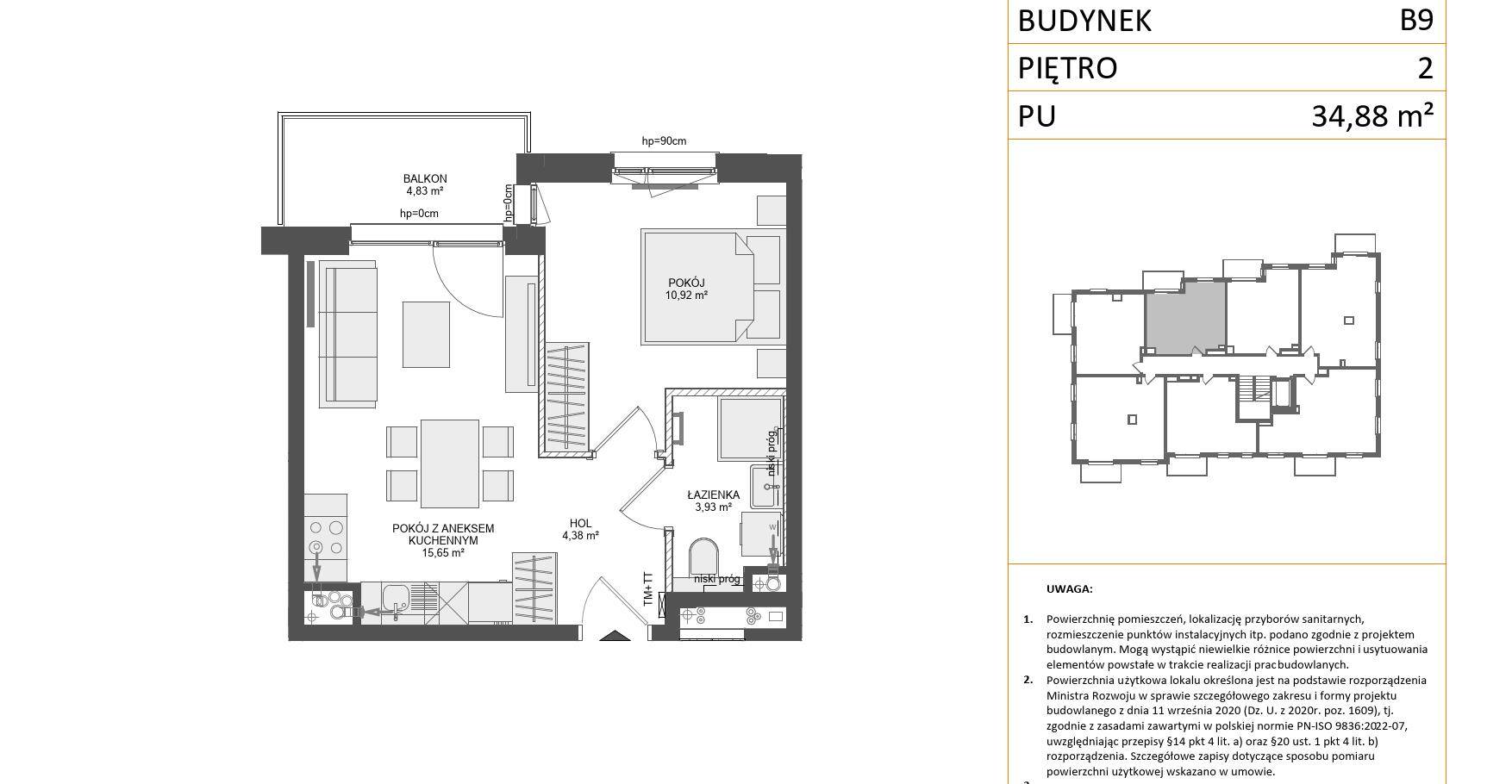 OSIEDLE PRZY BŁONIACH 3 - lokal B9 17, budynek B9