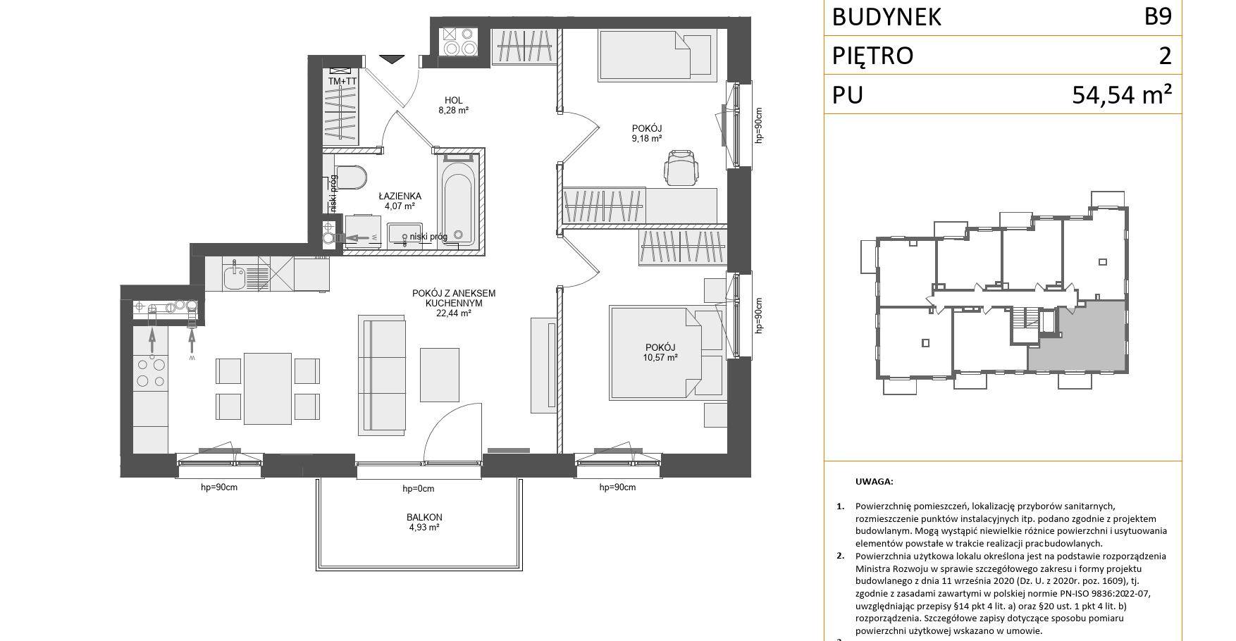OSIEDLE PRZY BŁONIACH 3 - lokal B9 20, budynek B9