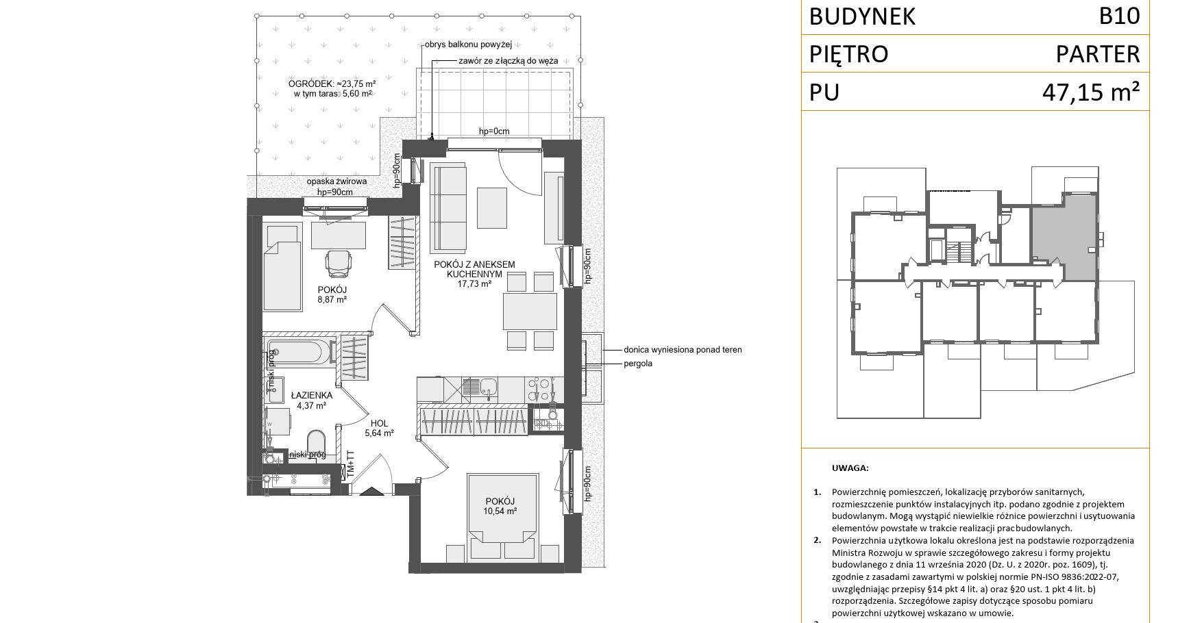 OSIEDLE PRZY BŁONIACH 3 - lokal B10 1, budynek B10