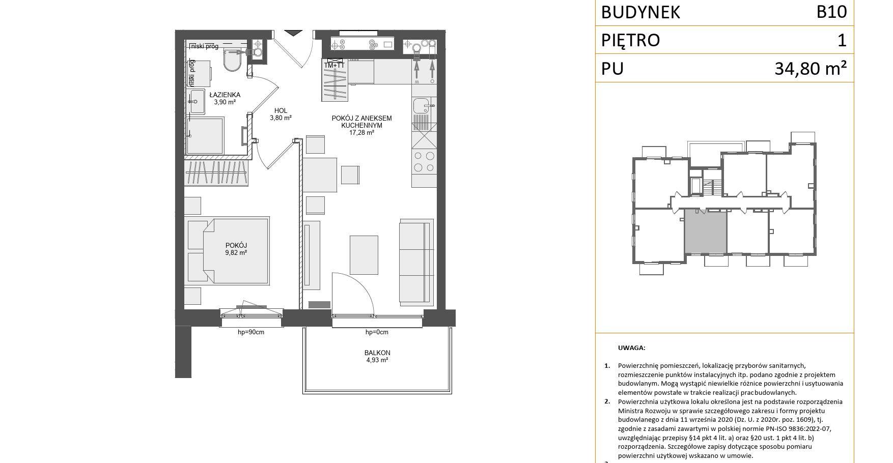 OSIEDLE PRZY BŁONIACH 3 - lokal B10 11, budynek B10