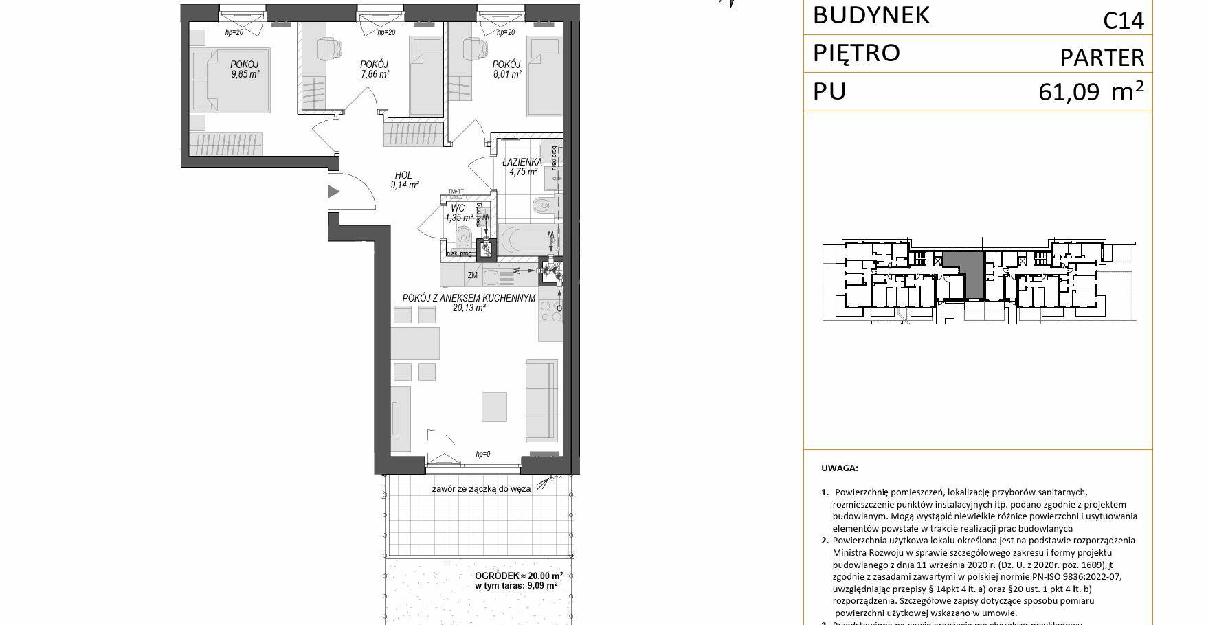 KONSTELACJA – inwestycja Euro Styl - lokal C14 5, budynek C14