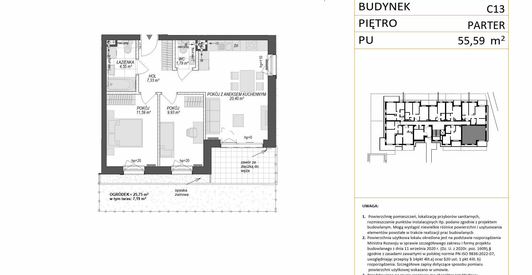 KONSTELACJA – inwestycja Euro Styl - lokal C13 8, budynek C13
